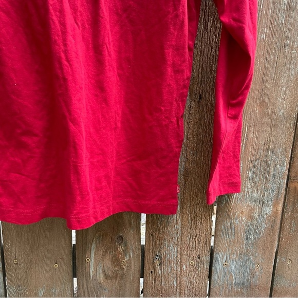LEVIS Kids Red Long Sleeve Shirt Size 10-12 - Picture 8 of 12